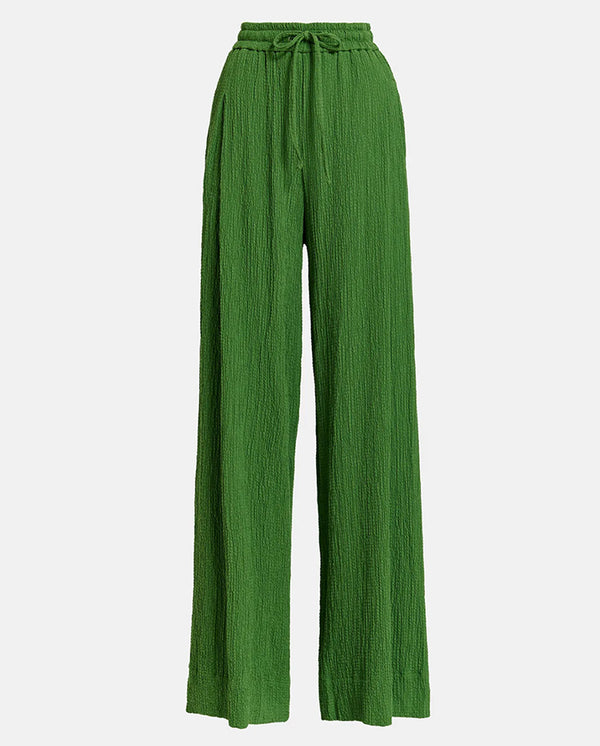 Frolic Crinkle Wide leg pants Emerald