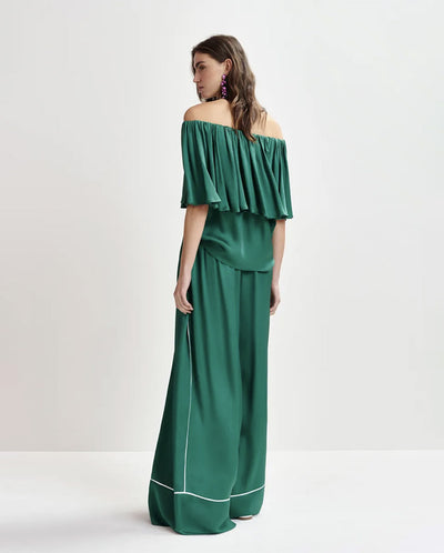 Huntsville Ruffle Top - Madison Blue