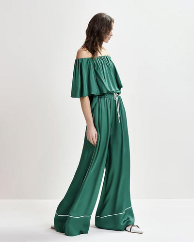 Huntsville Ruffle Top - Madison Blue