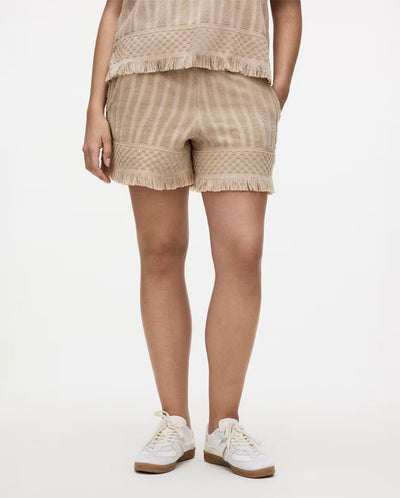 Glidea Drizzle Terry Shorts - Sand