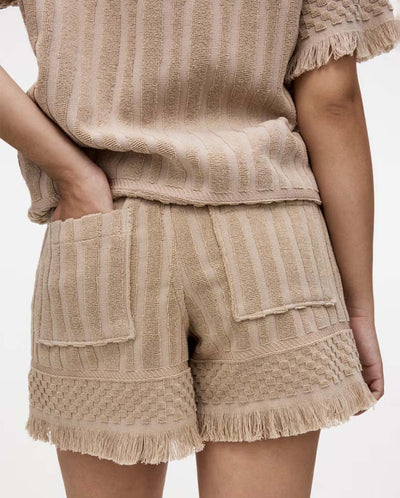 Glidea Drizzle Terry Shorts - Sand