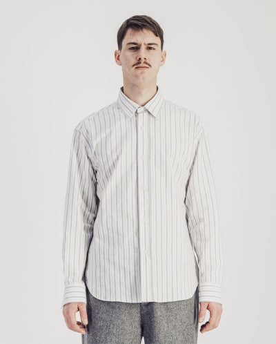 Daily Stripes shirt - white/grey stripes