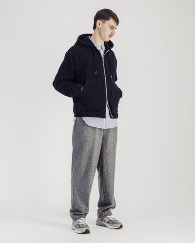 Bloom Wool hooded jacket - navy