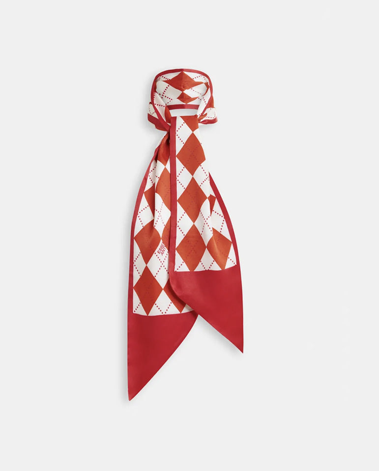 Idottie printed scarf - Red