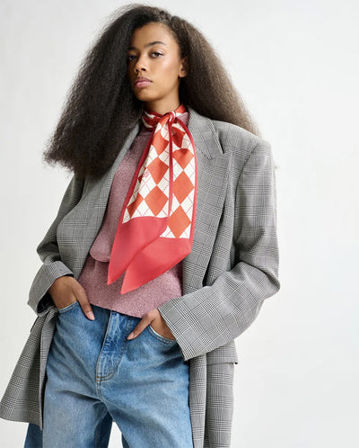 Idottie printed scarf - Red