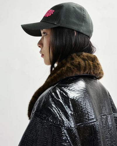 Iom Shiny Coat - Black
