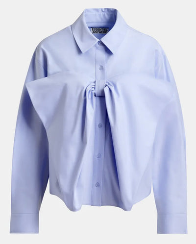 Ibow Bow Shirt - Kingsblue