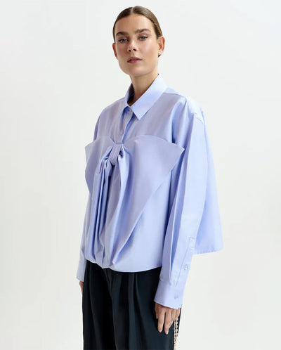 Ibow Bow Shirt - Kingsblue