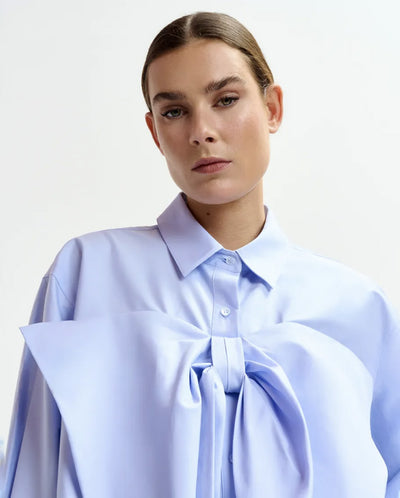 Ibow Bow Shirt - Kingsblue