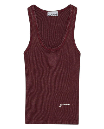 Heavy Rib Jersey Tank Top - Port Royale