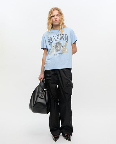 Animals Relaxed Tee - Chambray Blue