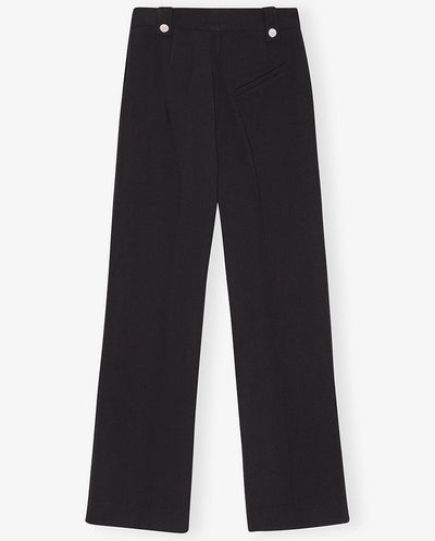 Bonded Crepe pants BLACK