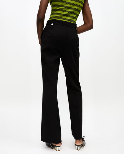 Bonded Crepe pants BLACK