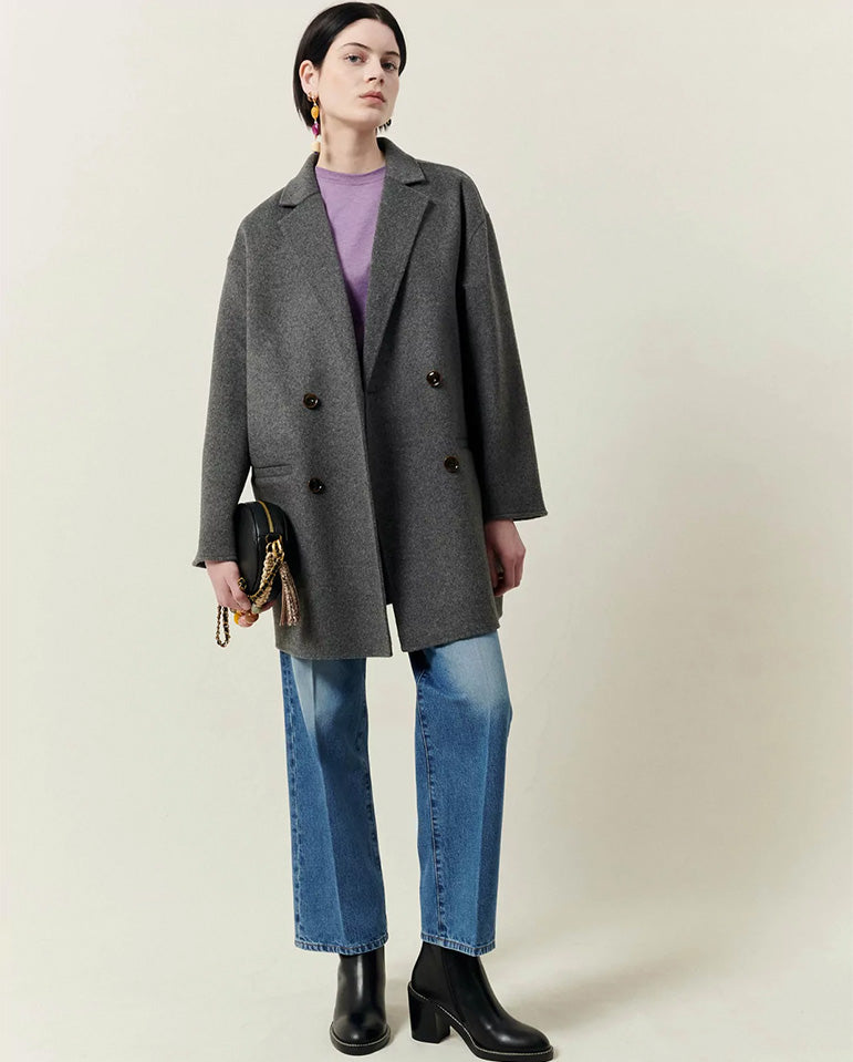 Oversize Long Line Blazer GRAPHITE