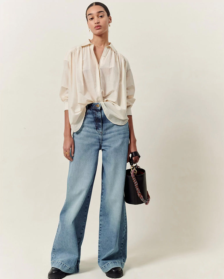 Mermejita Superfine Blouse Milk