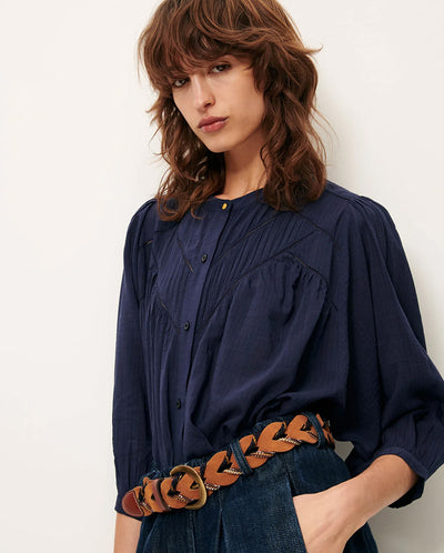 Savi Blouse - Indigo