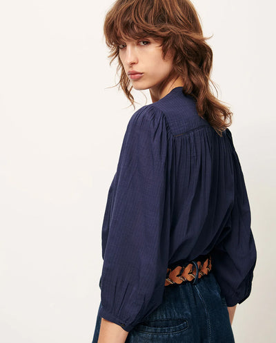 Savi Blouse - Indigo