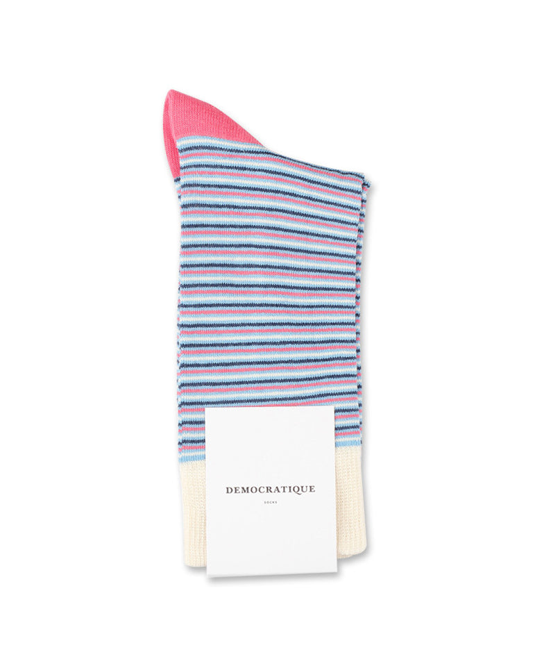 Ultra light Stripe blue/navy/white/watermelon