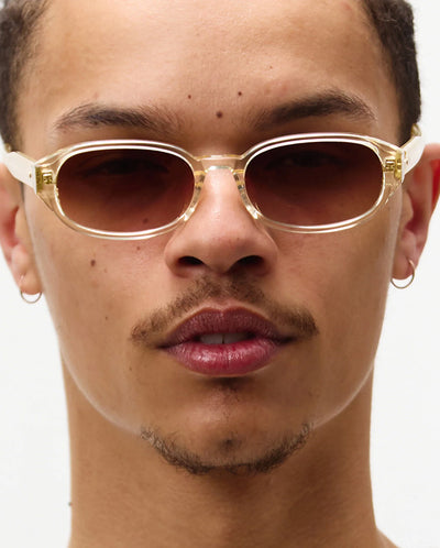 Pellerine Champagne/Chocolate Brown