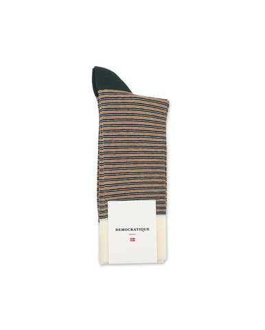 Double Face Socks Blue/Brown