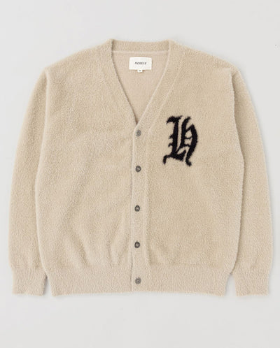 'H' Cardigan - Putty