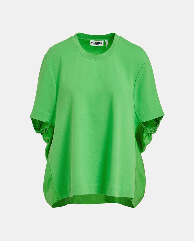 Ebanana silky back top GREEN