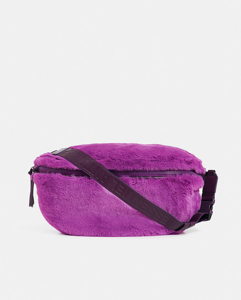 Emit faux fur Bag PURPLE