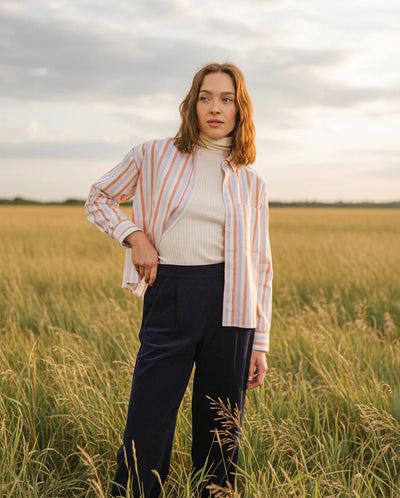 Andrea Stripe Shirt - Pastel Multi