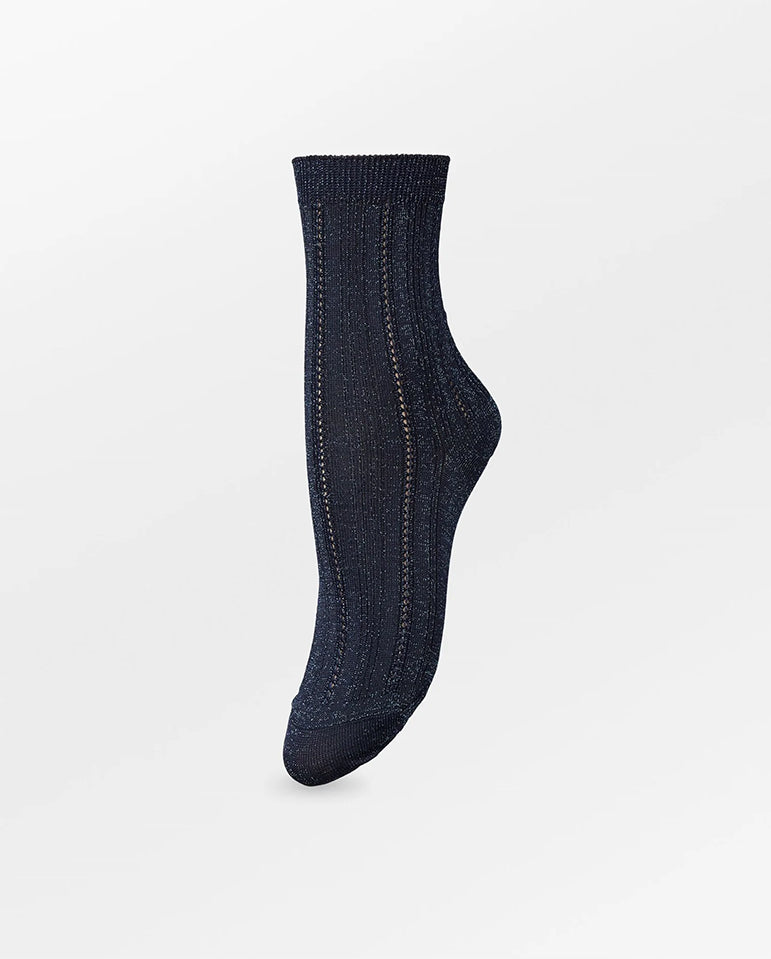 Glitter Drake Sock Maritime Blue