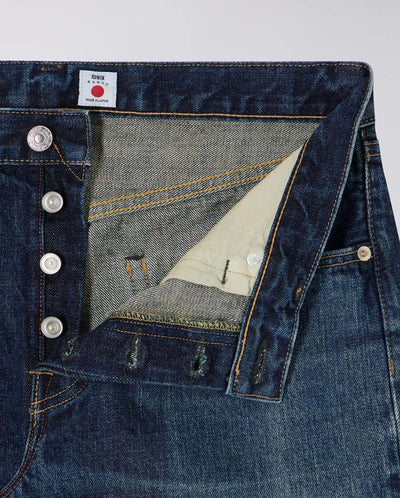 Regular Tapered Kurabo Red Selvage Denim - Blue Dark Used