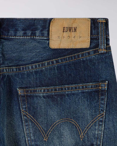 Regular Tapered Kurabo Red Selvage Denim - Blue Dark Used