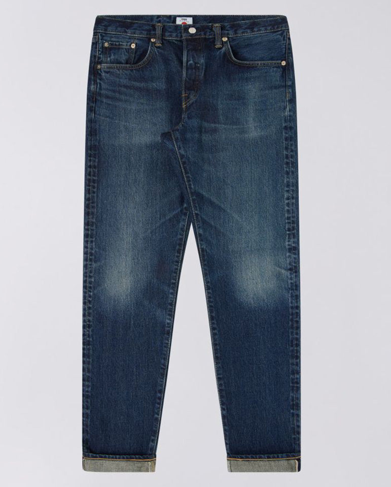 Regular Tapered Kurabo Red Selvage Denim - Blue Dark Used