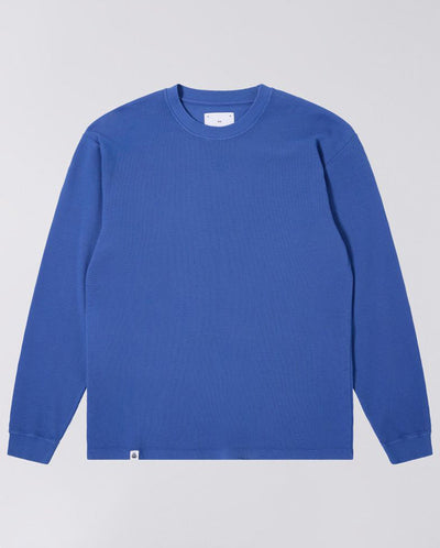 Waffle Dizzy Tee - Deep Ultramarine