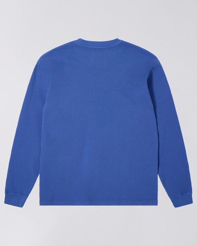 Waffle Dizzy Tee - Deep Ultramarine