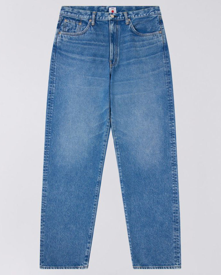 Loose Fit Kaihara Openend Denim -  Blue Mid Used