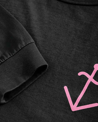 FEIJÓ LONG SLEEVE T-SHIRT - GREY/BUBBLE LOGO