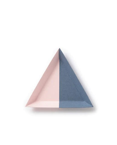 Paper Tray Triangle - Small Grey Black