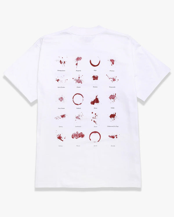 Wine Spill T-Shirt WHITE
