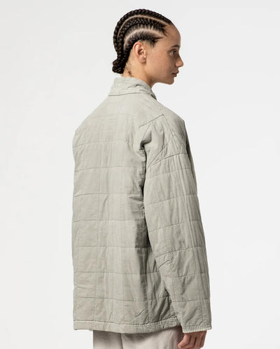 Long Kimono Quilt Jacket Oyster