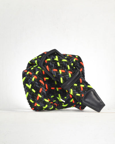 Woven Belt Black/Neon