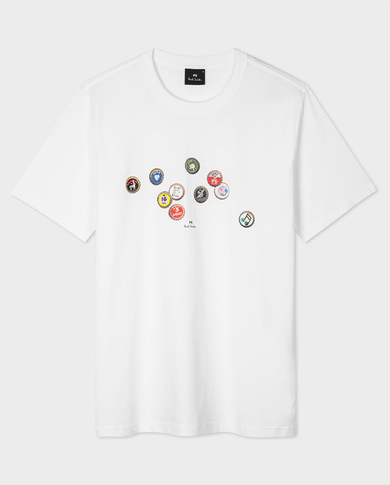 Bottle top tee WHITE