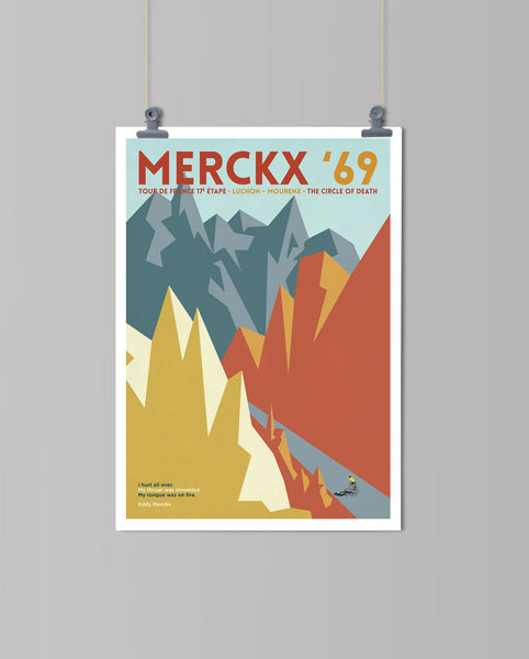 Handmade Cyclist - Mercxx 69 Poster – Meet Bernard