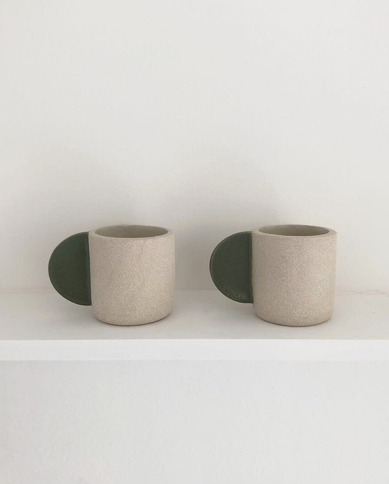 Medium Cup Granite Green
