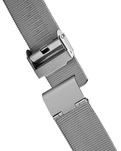 Braun Watch Black Dial Silver Mesh Strap