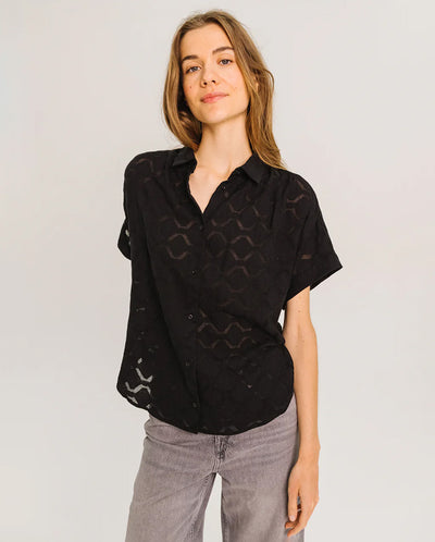Louisa Carta Blouse - Black