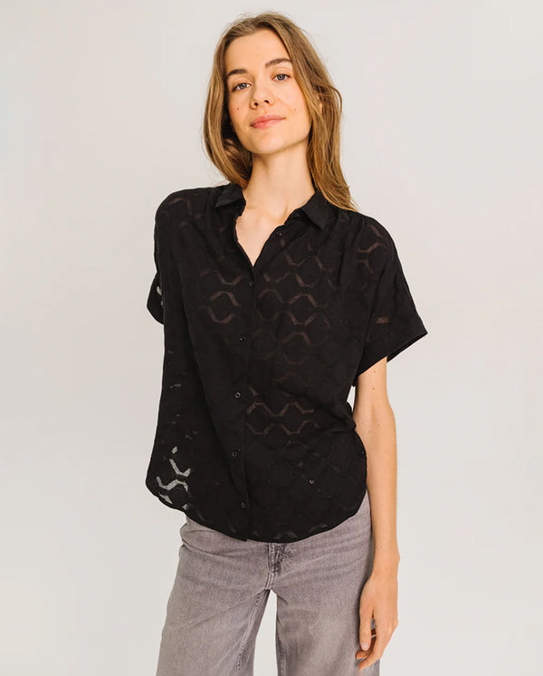 Louisa Carta Blouse - Black