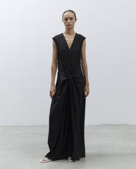 Peachy Touch Maxi Dress BLACK