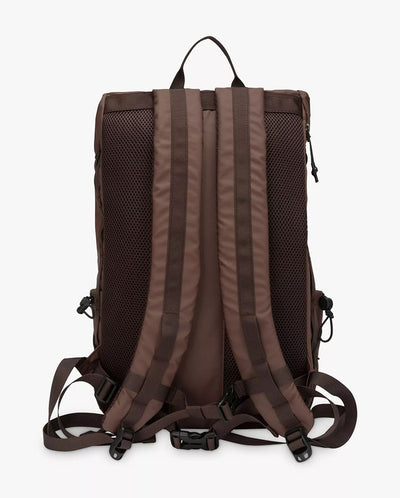 Dayle Roll Top Backpack - Dark Brown