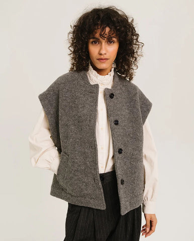 Nell Wool Jacket - Beige