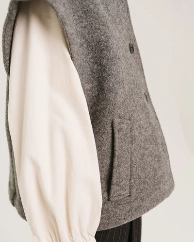 Sonny Wool Vest - Grey